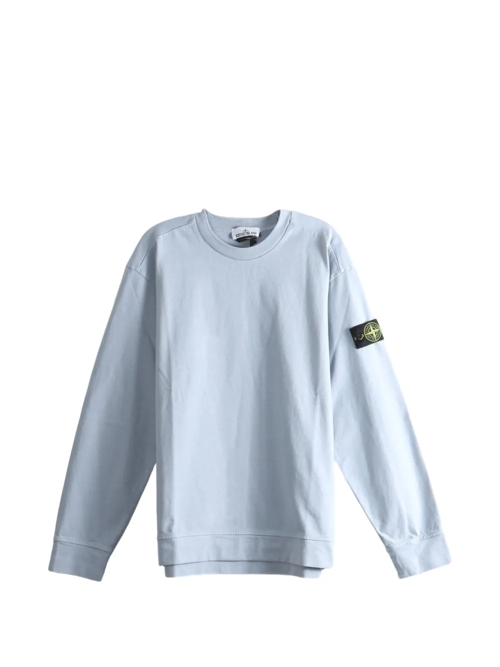 Stone Island 6100057 heavy organic cotton jersey sweatshirt - Blu