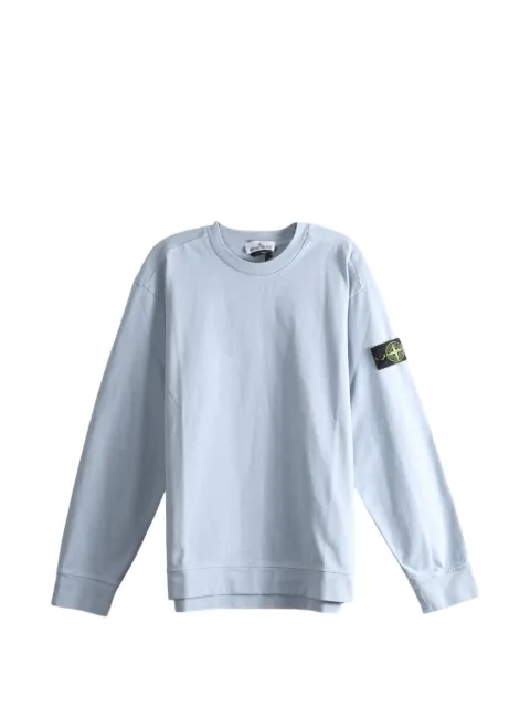 Stone Island 6100057 heavy organic cotton jersey sweatshirt