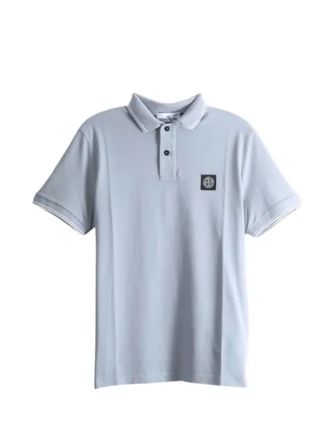 Stone Island 2200010 organic cotton piqué with stretch polo