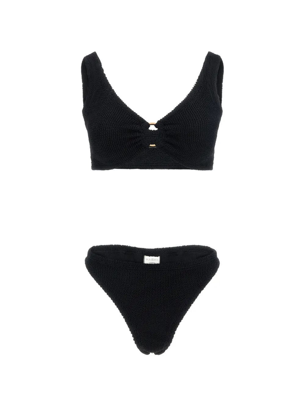 Hunza G Julia With Gold Hoop bikini - Nero