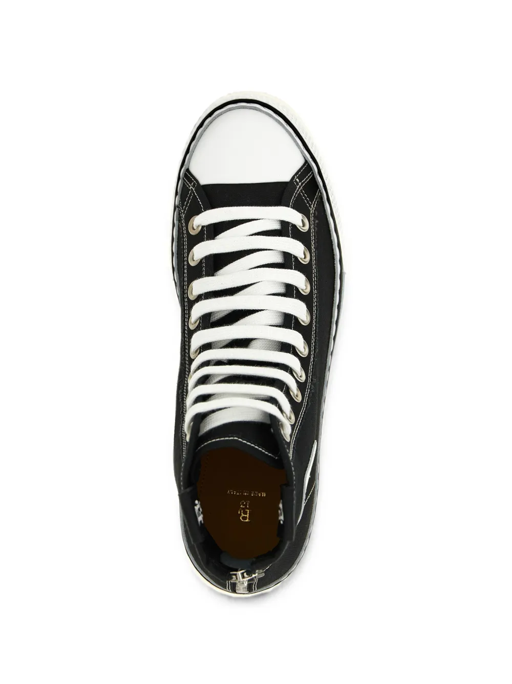 R13 Courtney platform sneakers Zwart