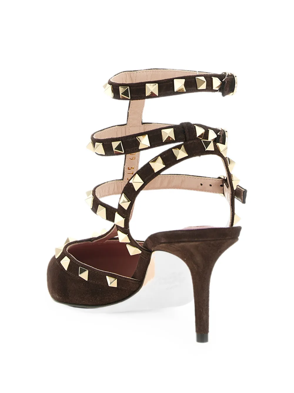 Valentino Garavani Rockstud studded heeled pumps Bruin