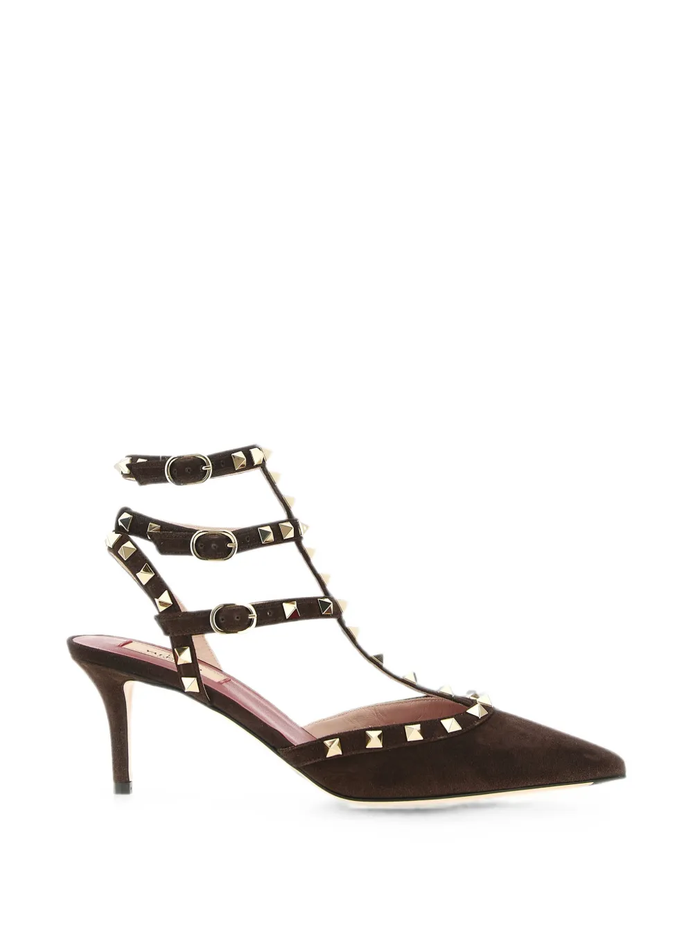Valentino Garavani Rockstud studded heeled pumps Bruin