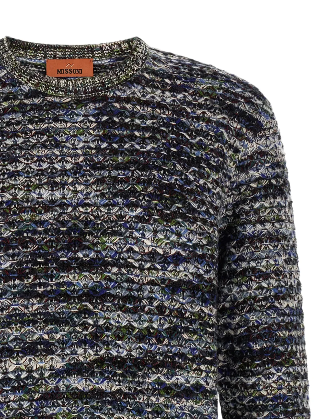 Missoni Trui met vlammen-patroon Blauw