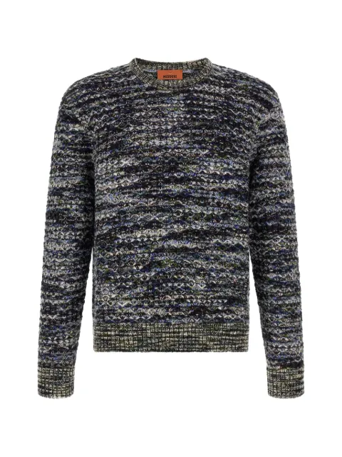 Missoni three-dimensional flamed-pattern sweater