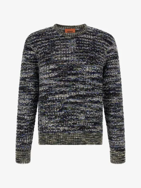 Missoni three-dimensional flamed-pattern sweater