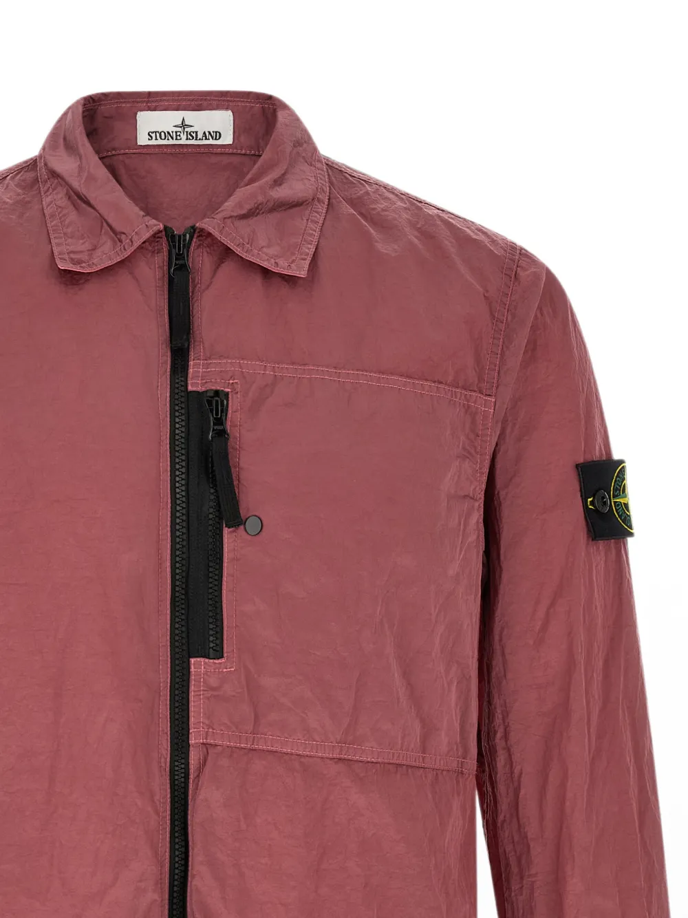 Stone Island 1200041 Nylon Metal In Econyl shirtjack Roze