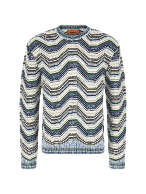 Missoni geometric zigzag sweater