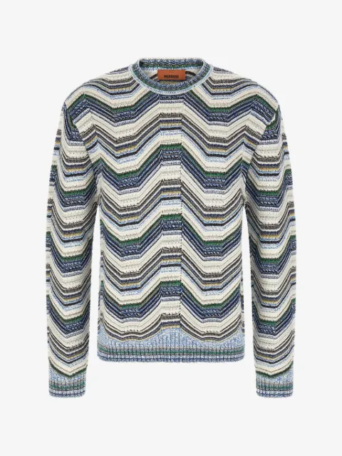 Missoni geometric zigzag sweater