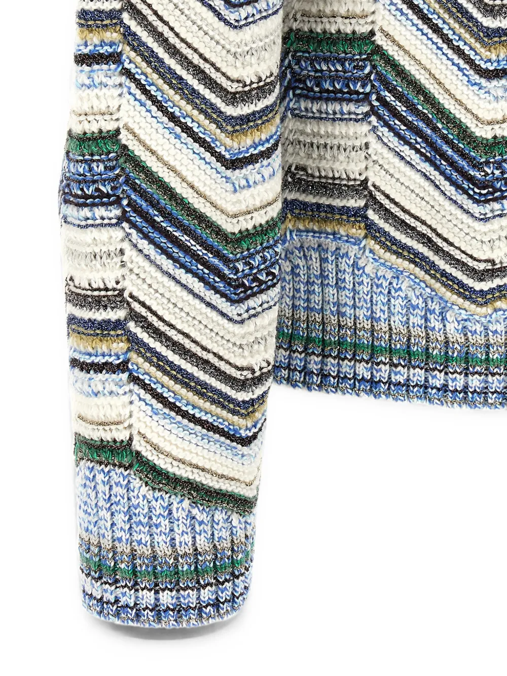 Missoni Trui met geometrisch zigzag-patroon Beige
