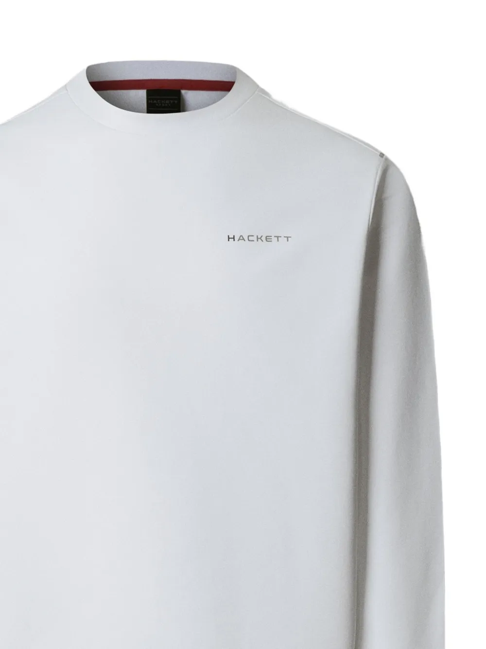 Hackett London Sweater met logoprint Wit