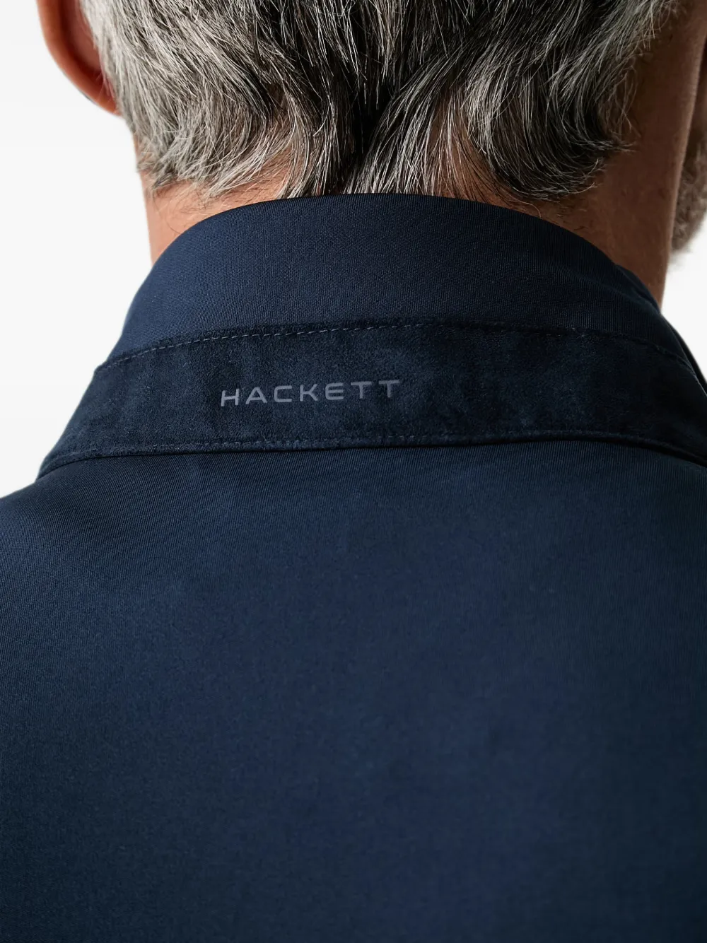 Hackett London Jack met vlakken Blauw