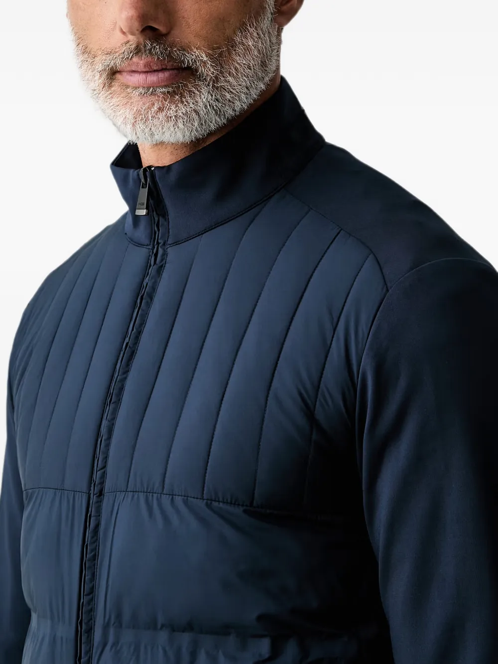 Hackett London Jack met vlakken Blauw