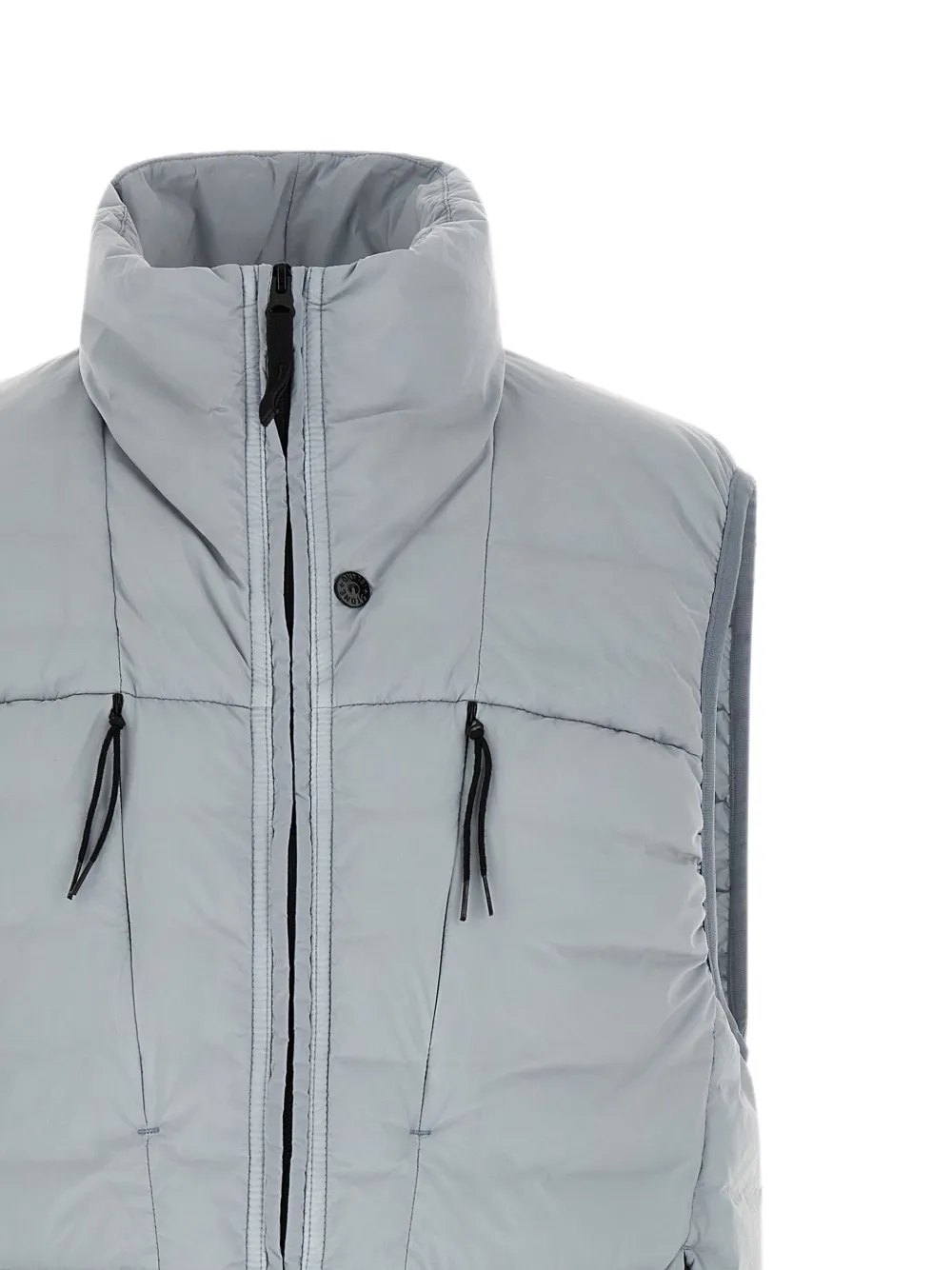 Stone Island Naadloze nylon bodywarmer Grijs