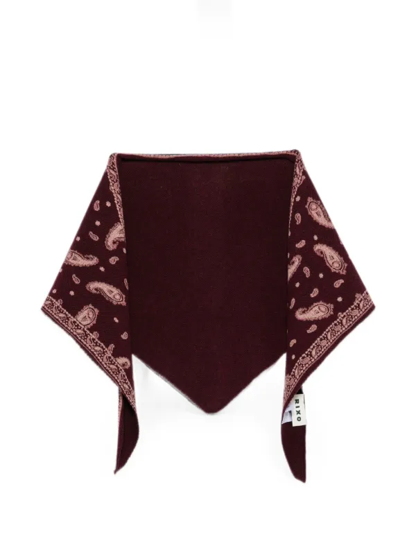 Rixo Lianora Scarf in Red