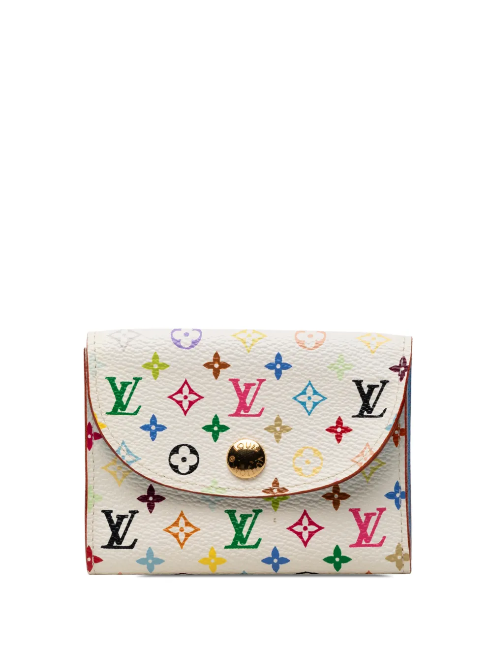 Louis Vuitton Pre-Owned 2009 Monogram Multicolore card holder - White