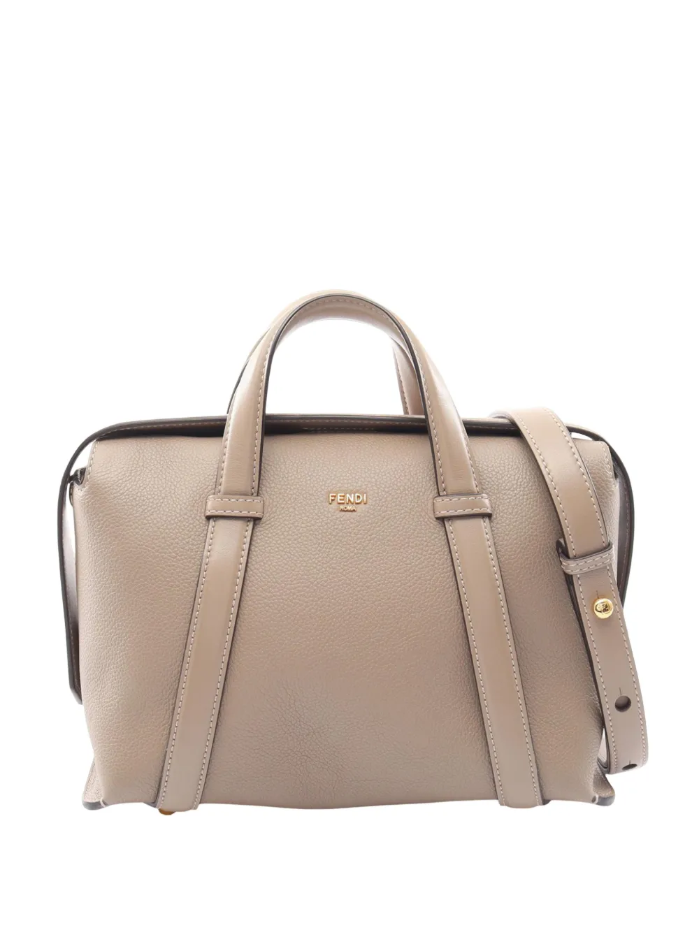 Fendi Pre-Owned 2014-2026 Medium Leather 365 satchel - Neutrals