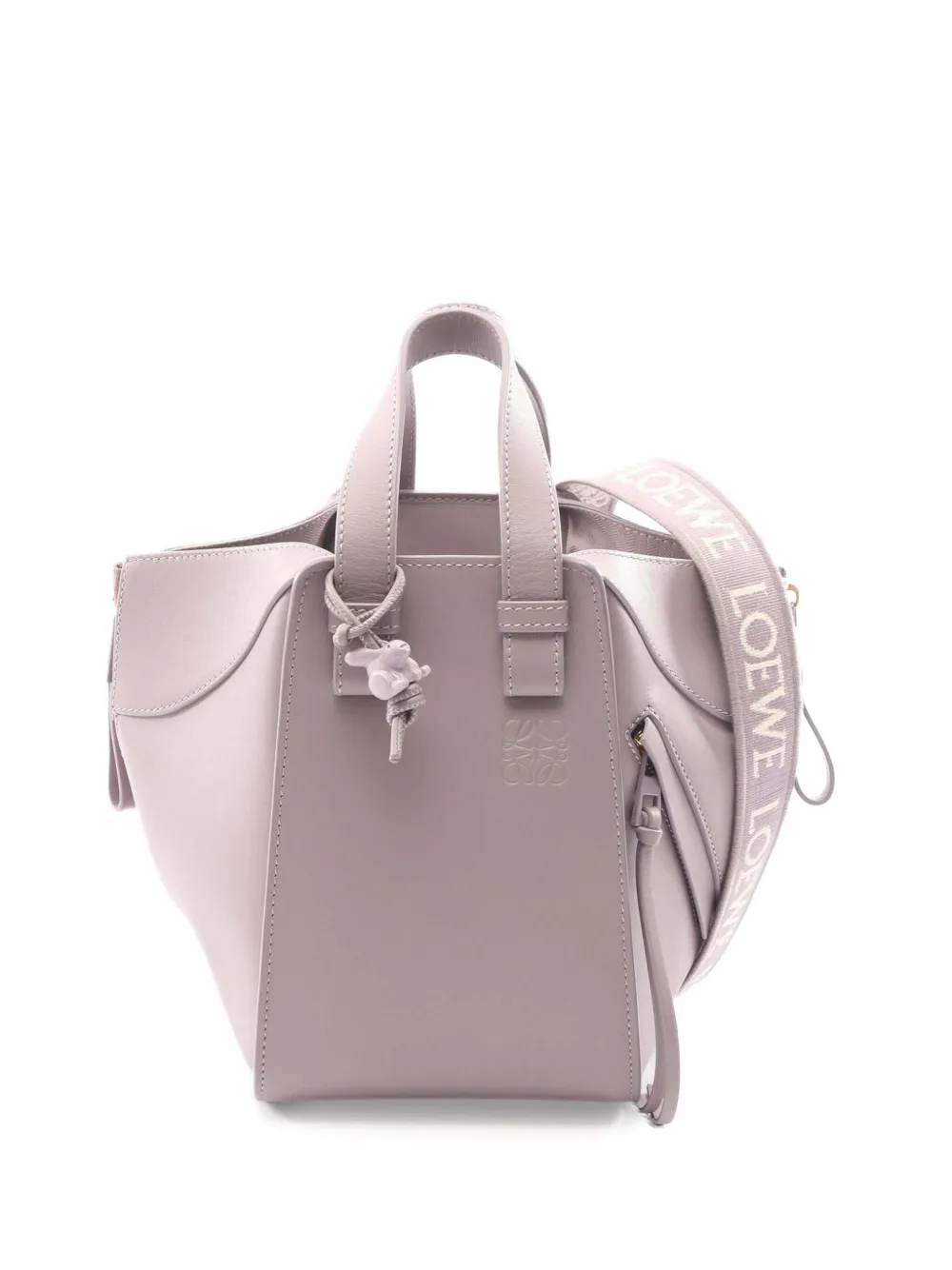 Loewe Pre-Owned 2010-2026 Soft Grained Calfskin Compact Hammock Bag satchel - Violett