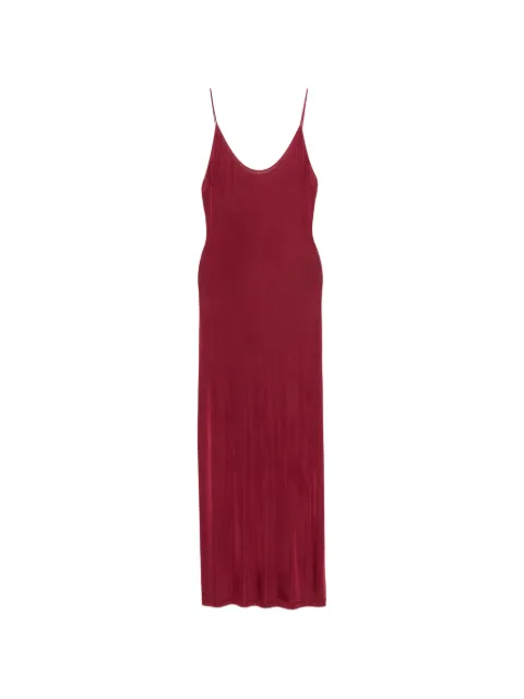 Saint Laurent chain-link-strap open-back maxi dress