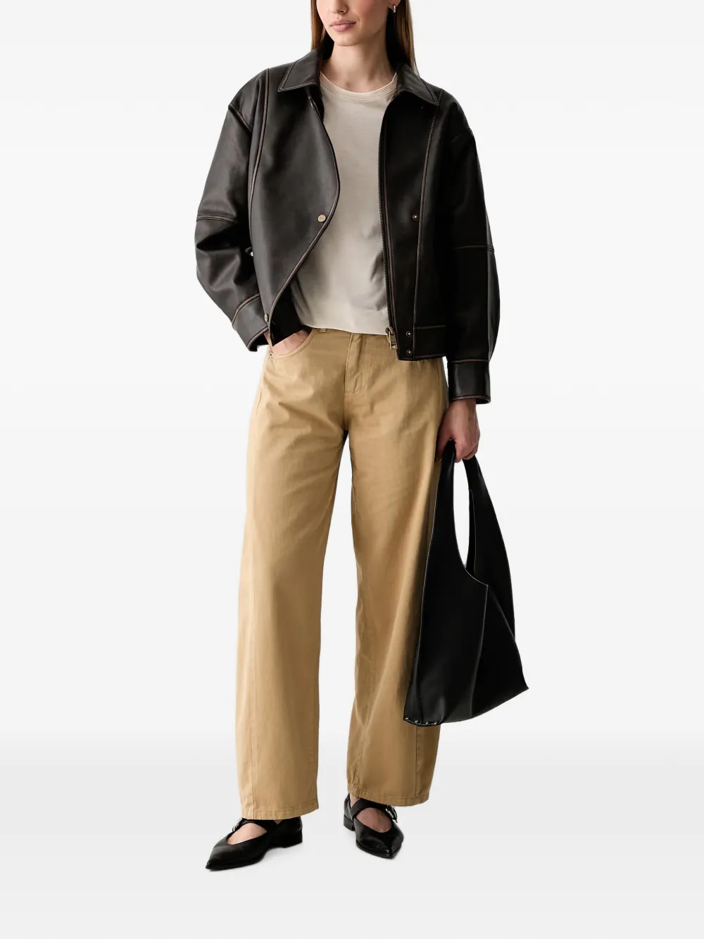LIU JO T-shirt met lange mouwen Beige