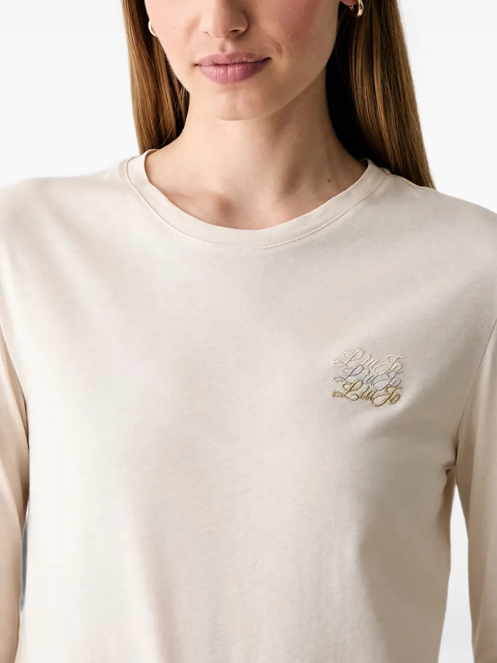 LIU JO T-shirt met lange mouwen Beige