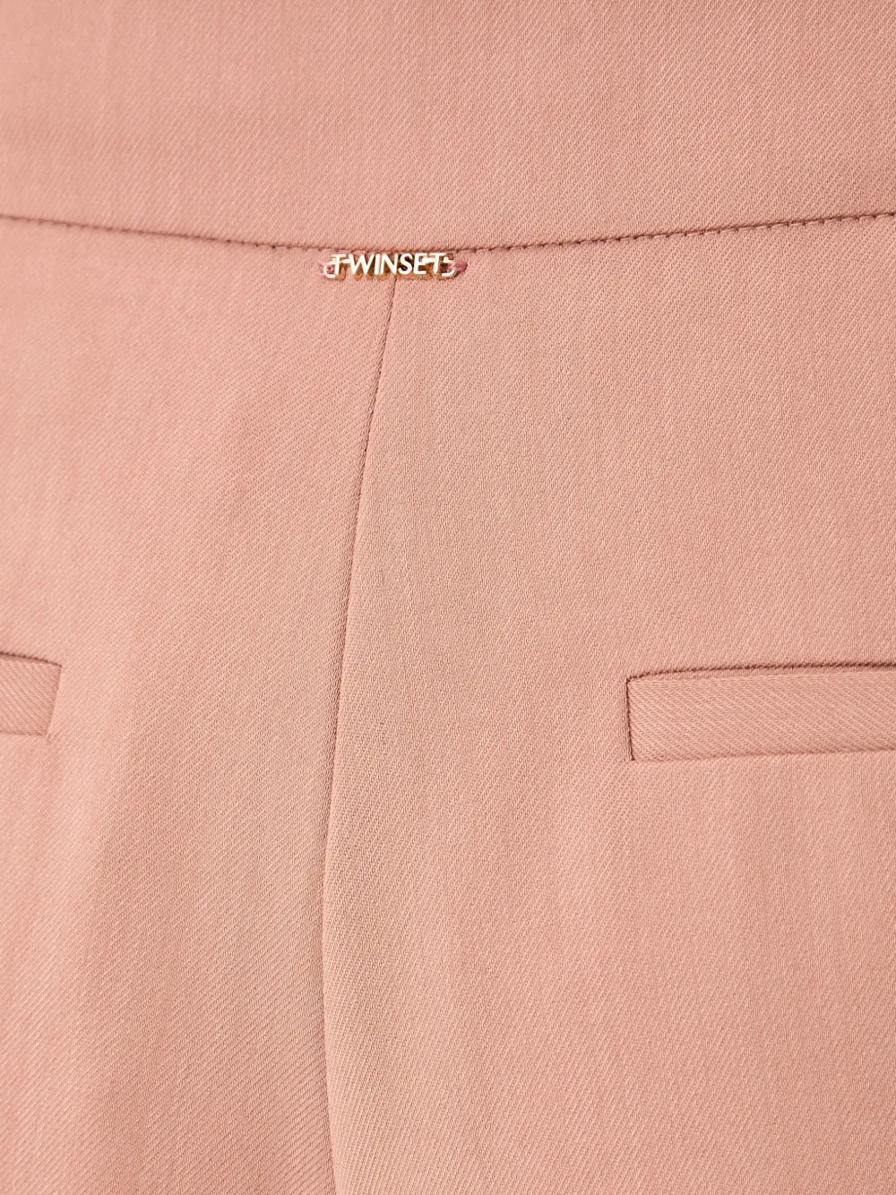TWINSET Geplooide broek Roze