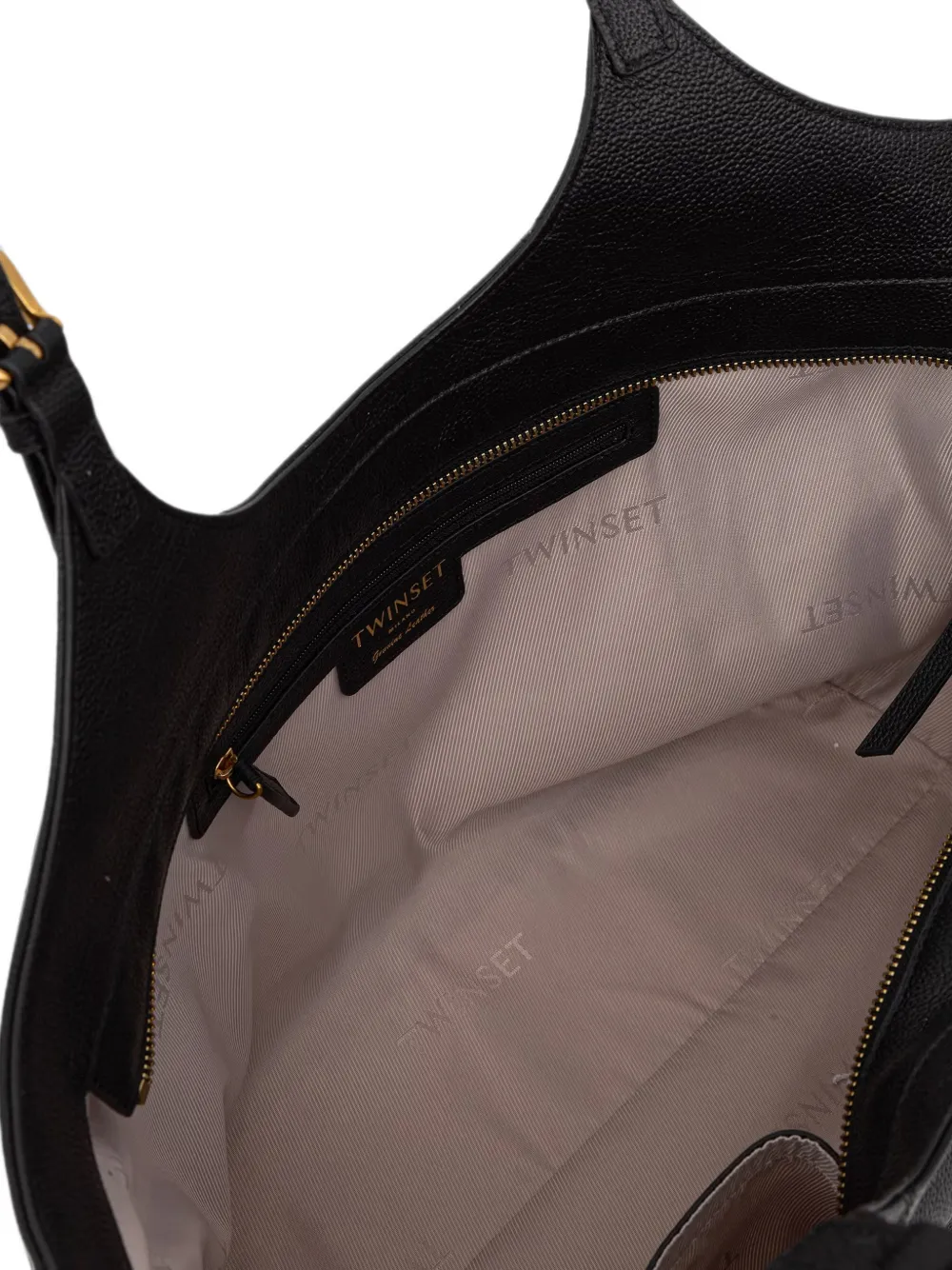 TWINSET Bewerkte shopper met gespdetail Zwart