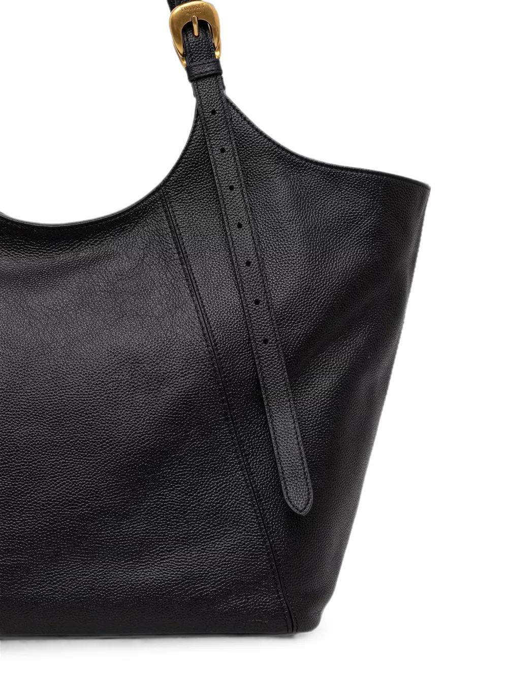 TWINSET Bewerkte shopper met gespdetail Zwart