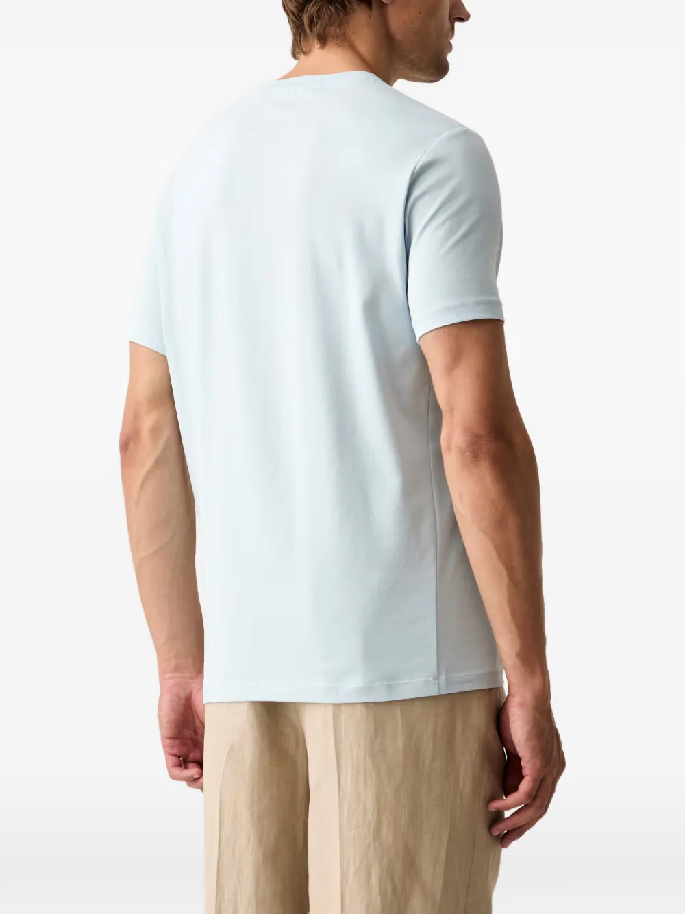 Karl Lagerfeld T-shirt met logoprint met ronde hals Blauw