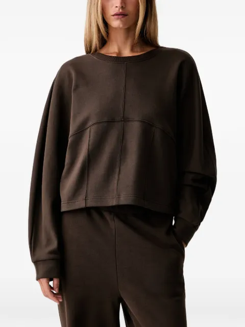 TWINSET seam-detail cotton sweatshirt