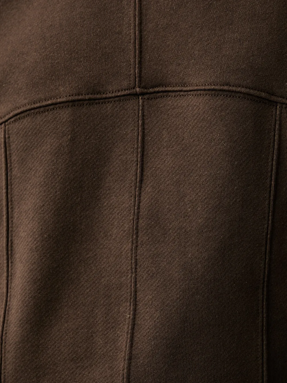 TWINSET seam-detail cotton sweatshirt Bruin