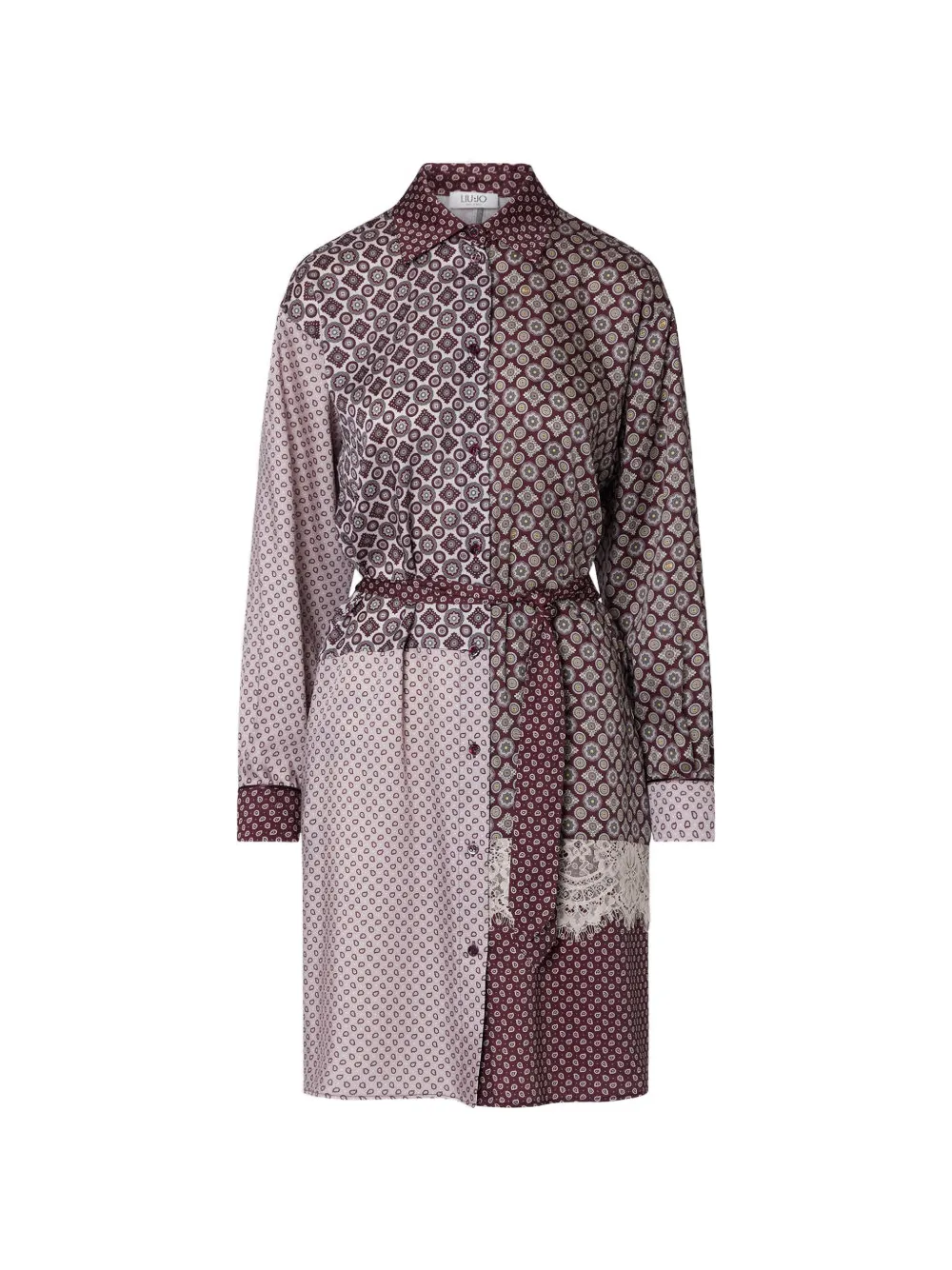 LIU JO twill shirt dress