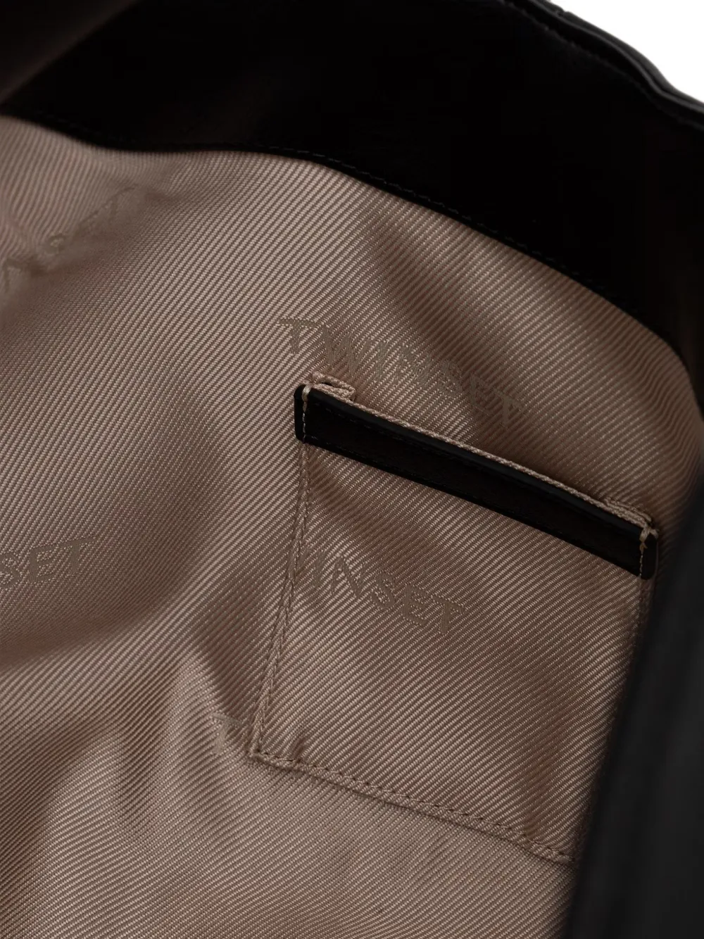 TWINSET Kleine shopper met logo-bedel Zwart