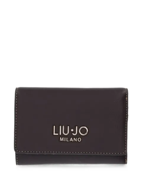 LIU JO logo-plaque topstitched wallet