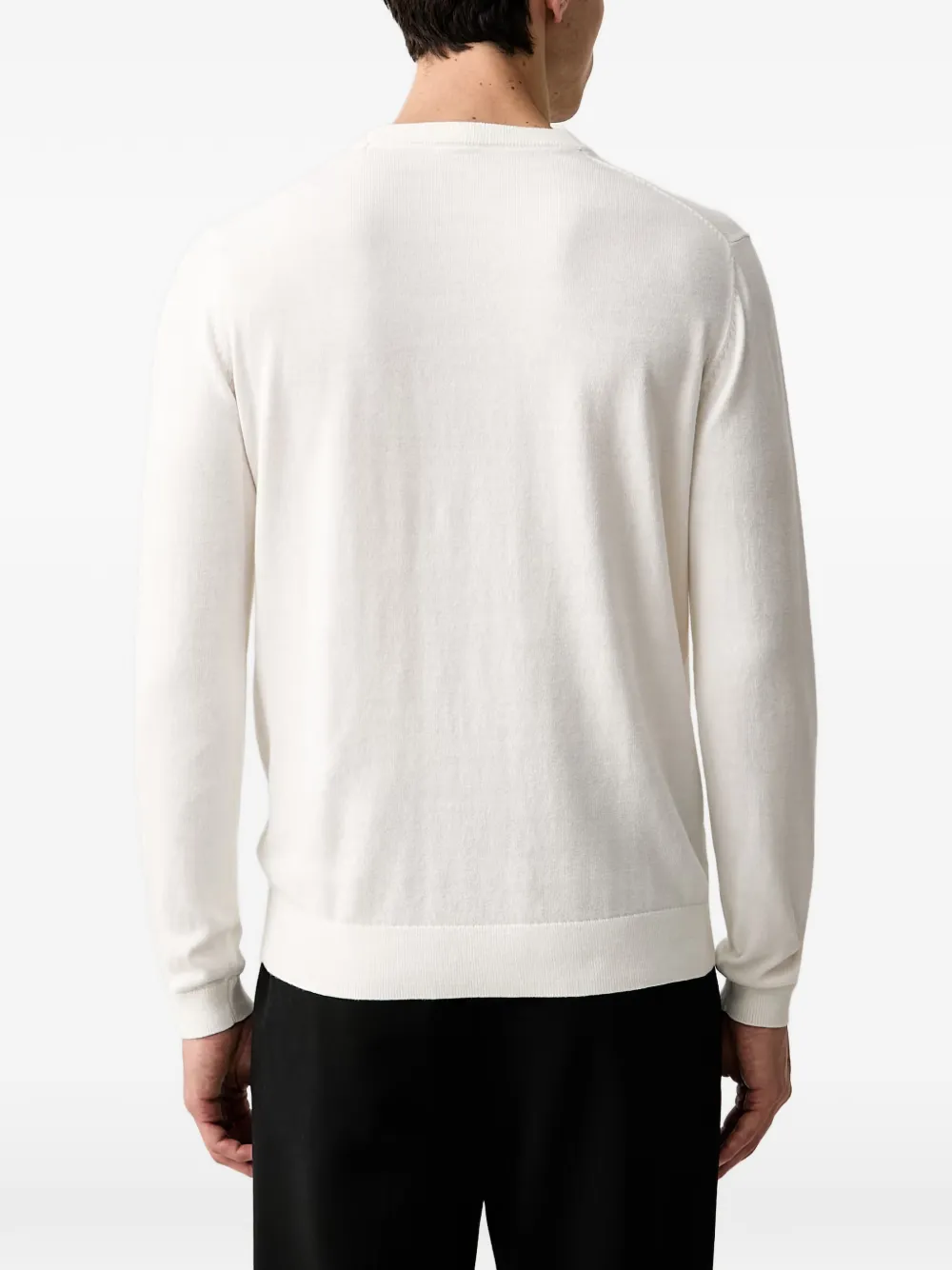 Karl Lagerfeld Sweater met logopatch Wit