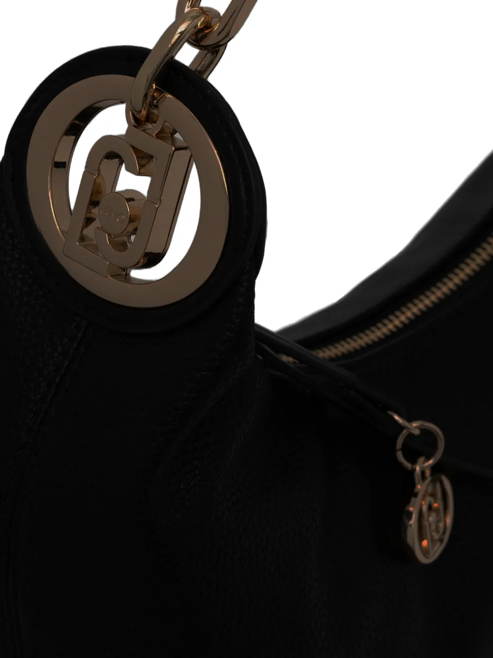 LIU JO Shopper met logoplakkaat Zwart