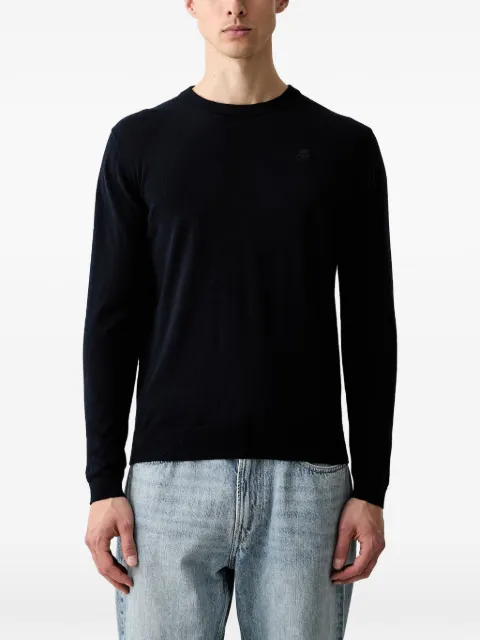Karl Lagerfeld logo-patch sweater