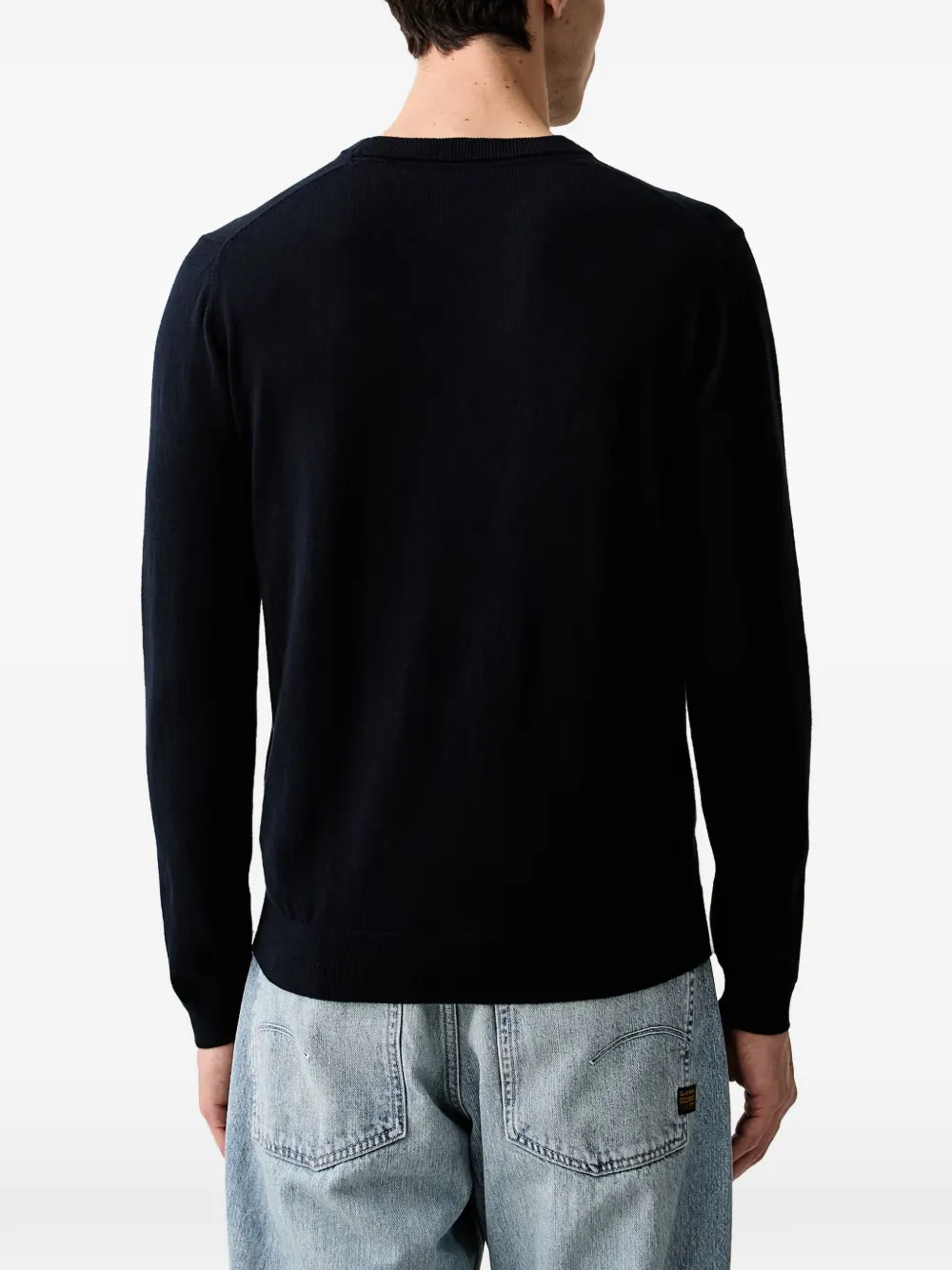 Karl Lagerfeld Trui met logopatch Blauw