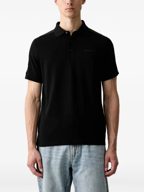 Karl Lagerfeld playera tipo polo con logo estampado