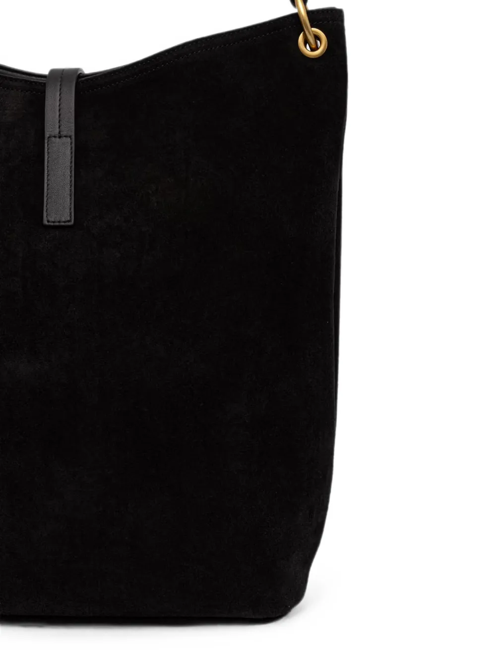 TWINSET Suède shopper Zwart