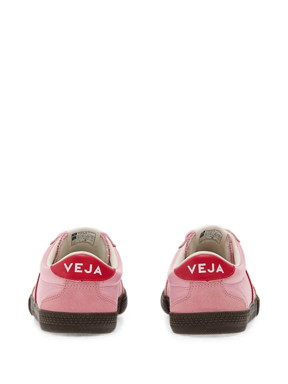 VEJA Volley Guimauve Pekin Eagle V-logo suede-panel sneakers Roze