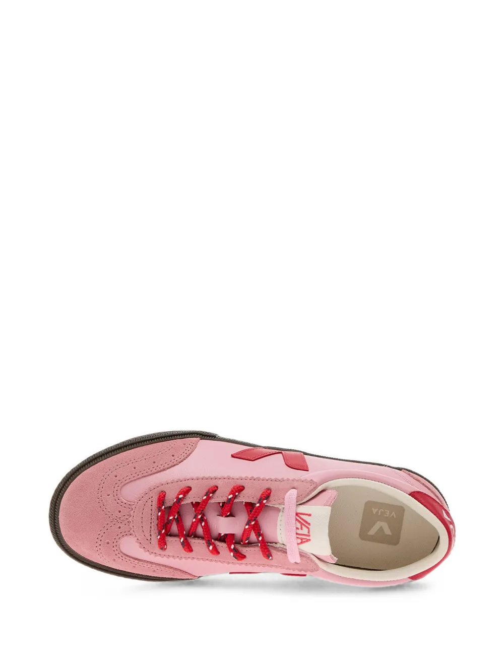 VEJA Volley Guimauve Pekin Eagle V-logo suede-panel sneakers Roze