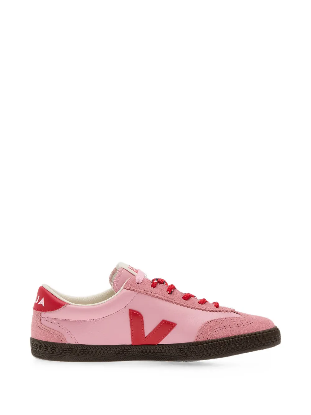 VEJA Volley Guimauve Pekin Eagle V-logo suede-panel sneakers Roze