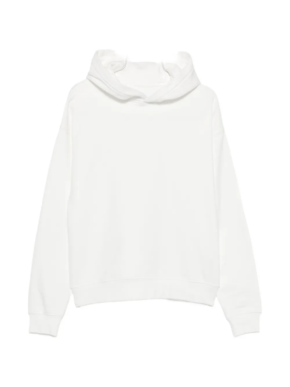 Woc Phoenix Ribbed-trim Hoodie In White