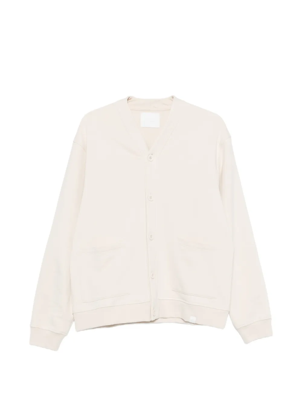 WOC Seattle button-up patch-pocket cardigan - Nude