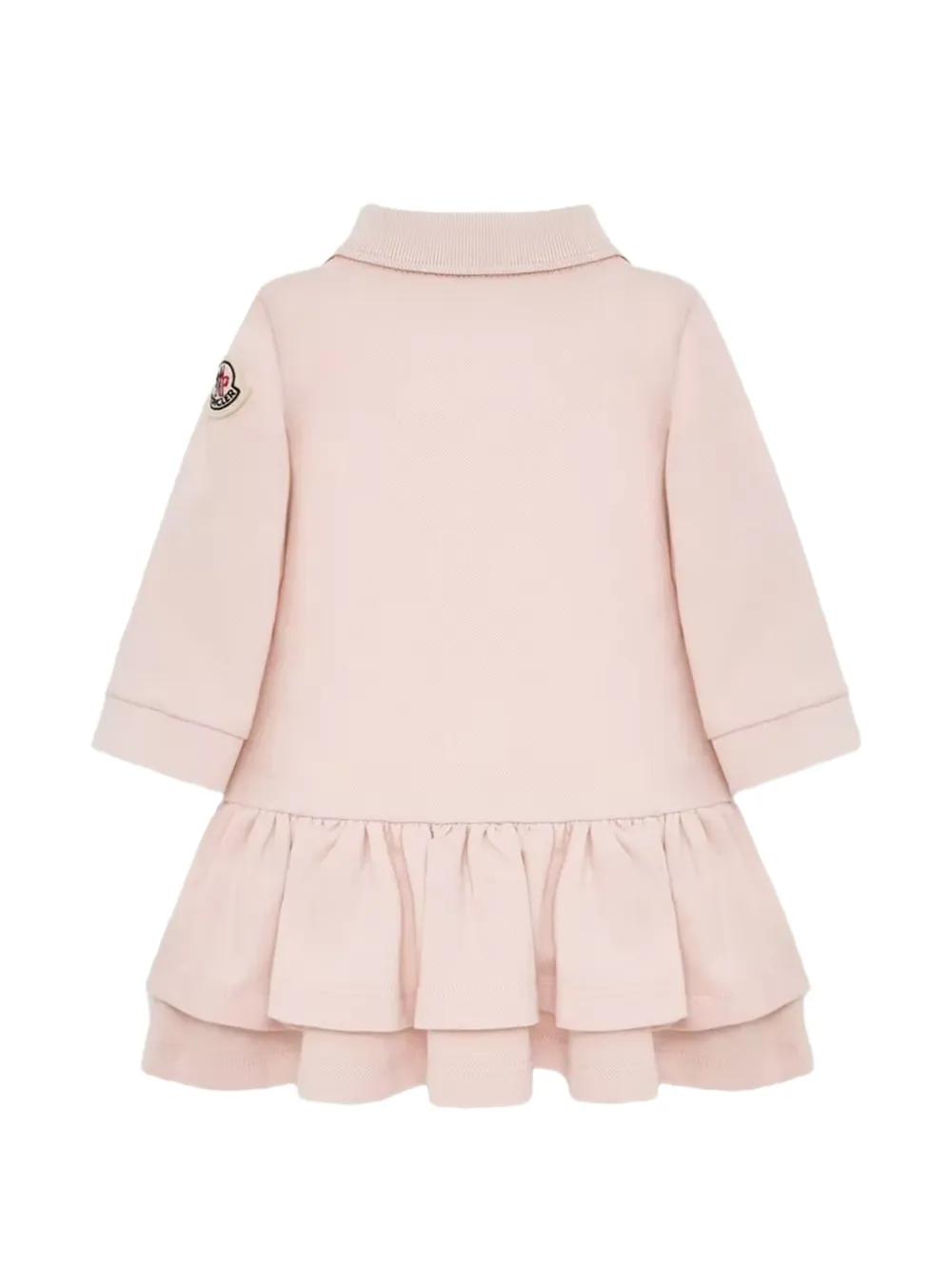 Moncler Enfant Jurk met ruches Roze