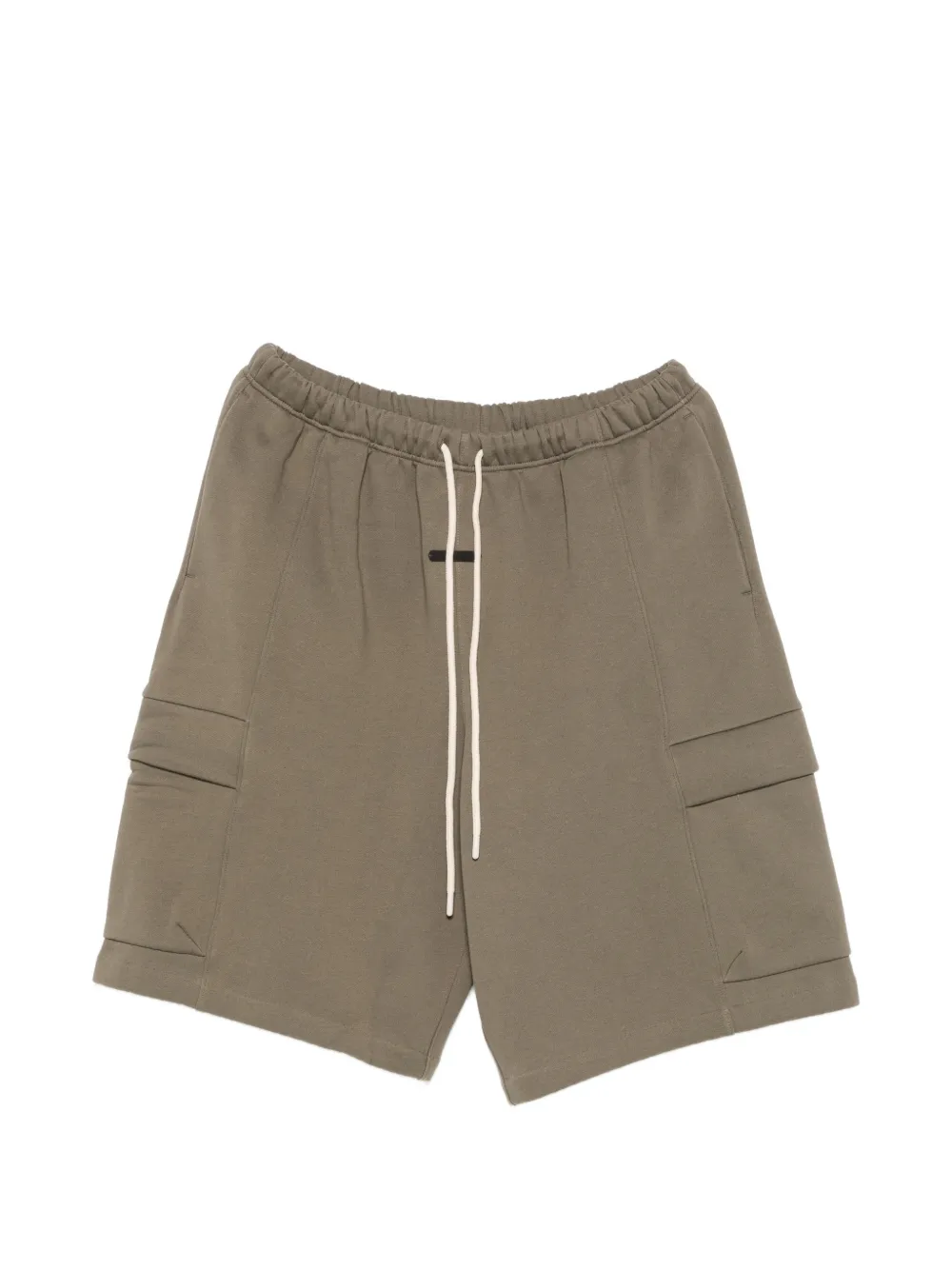 FEAR OF GOD ESSENTIALS logo-patch cargo shorts - Verde