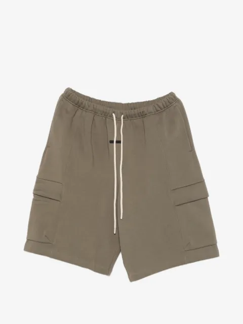 FEAR OF GOD ESSENTIALS logo-patch cargo shorts