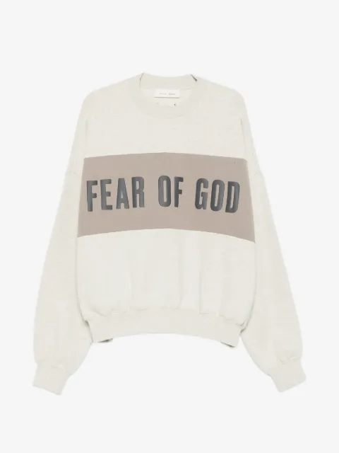 FEAR OF GOD ESSENTIALS jersey con logo estampado