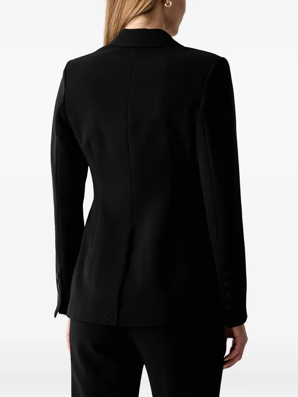 Trussardi Blazer met enkele rij knopen Zwart